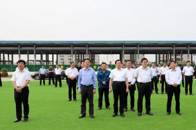 潍坊市委书记、市人大常委会主任惠新安带队对山东吕氏贵宾会健康产业园项目进行观摩点评