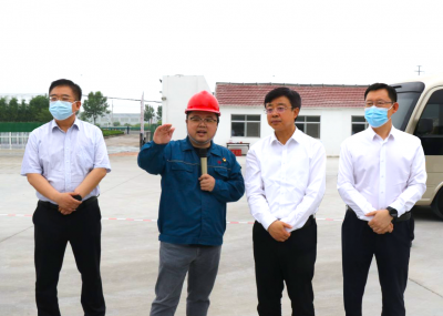 潍坊市委书记刘运一行莅临吕氏贵宾会医药下属山东吕氏贵宾会药业调研指导